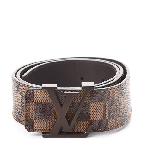 louis vuitton damier ebene lv initial men& 39|LV Dimension 40mm Reversible Belt Damier Ebene .